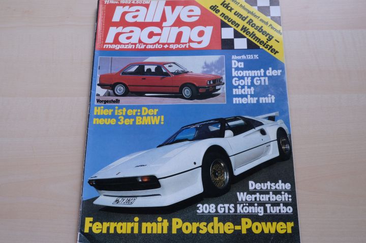 Deckblatt Rallye Racing (11/1982)